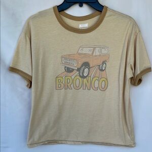 Bronco by Tailgate Women’s Yellow T-Shirt XS